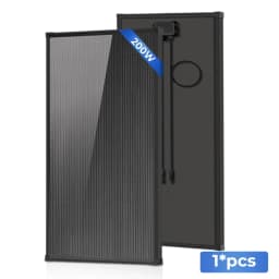 AeternaSol 25.6% Conversion,A+ Solar Panel 18BB N-Type Monocrystalline IP68 PV Module 12V 24V Battery Charger for RV Boat Marine Camper Camping Home Off Grid Solar Power System Outdoor Emergency Backup Travel Trailer Van Caravan Shed Fishing Hunting