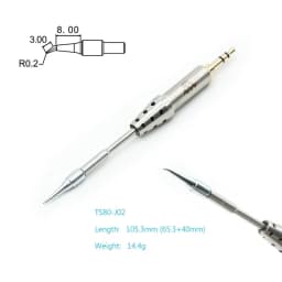 Original TS80 TS80P TS1C Soldering Iron Tip TSB02 BC02 D25 K4 J02 Cordless Soldering Station Welding Tips Ceramic Heating Core