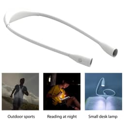 USB Mini Desklamp Book Lights Stepless Dimming Sports Halterneck Light 360-degree Adjustment Work Lamp Hands Free