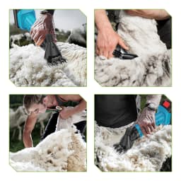 ONEGREEN 6 Speed 13 Teeth Electric Wool Shears Pet Machine Wool Cut Goat Pet Animal Shearing Supplies for Makita 18V Battery Pin