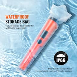 SucceBuy Metal Detector Pinpointer IP66/IP68 Waterproof Handheld Pin Pointer Wand 1.96"/4.5" Detection Depth 3 Modes