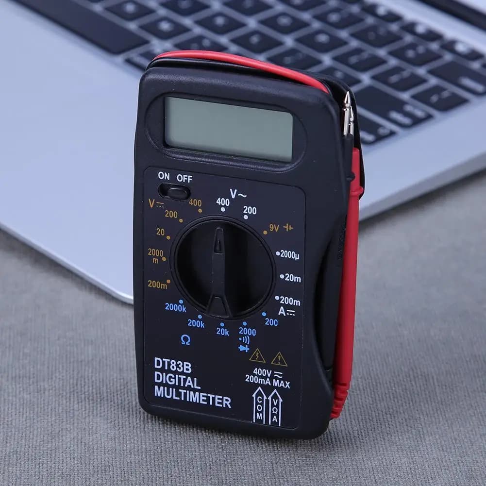 Portable Digital Multimeter Ultra Thin Multifunctional Capacitance Meter High-precision Auto Range for Electrician Supplies