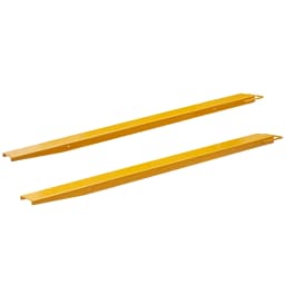 SucceBuy Pallet Fork Extensions Heavy Carbon Steel Fork Extensions 1 Pair Fork Attachments for Forklift Truck Yellow 4000 lbs