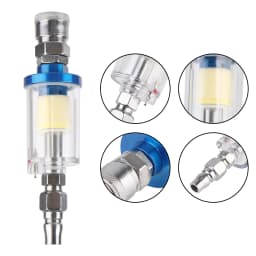 Water Trap Clear Painting Moisture Separator Air Oil Water Separator Filter Kit 1/4 Inch Thread Sprayer Air Compressor Tool