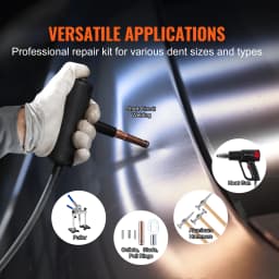 SucceBuy Spot Welder Dent Puller 300W Dent Repair Kit w/ Heat Gun Auto/Manual Welding Mode Spot Welding Machine for Car Repair