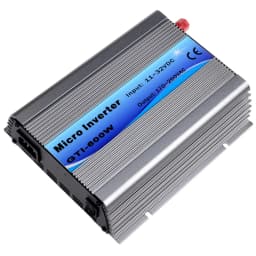 Y&H 600W MPPT Solar Grid Tie Inverter Pure Sine Wave,24V Battery/DC11-32V PV Input AC 220V Output, Solar Panel Home System