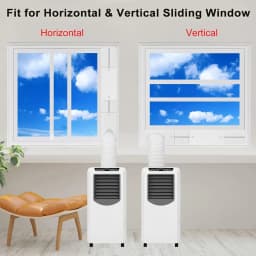 2/3/4PCS Portable Air Conditioner Window Slide Kit Plate Adjustable with Screws
