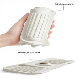 Absorbent Sink Splash Guard Silicone Faucet Mat Protector Faucet Pad Kitchen