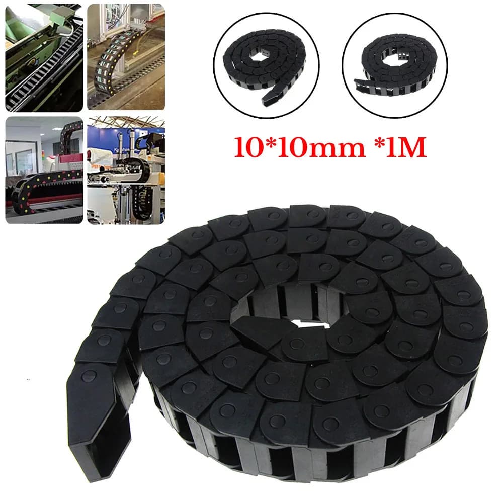3PCS Nylon Towline Cable Carrier Drag Chain Plastic Towline Machine Tool Nest 7/10MM