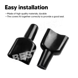 10x Waterproof Anderson Style 50A Plug dust cable sheath cover black 50A /50 AMP
