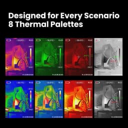 MILESEEY Thermal Imaging Camera 320x240 Resolution TR20 PRO Thermal Camera 50Hz High Refresh Rate with Video Recording