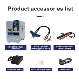 21KW36KW42KW Capacitor Storage Battery Spot Welding Machine/Portable Small Spot Welder Tools LED Digital Display 0.5mm Thickness