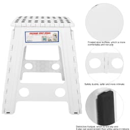 Foldable Stool Portable Stool Portable Living Plastic Dots Folding Step Stool Anti slip Foldable Adults Chair Anti slip Stool
