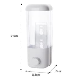 Dispenser Hand Wash 500ml Wall Mount Soap Shampoo Shower Liquid Container Manual