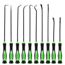SEDY 10-Piece Car Pick&Hook Set O Ring Oil Seal Gasket Puller Remover Craft Hand Tool