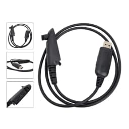 106cm / 41.34" USB Programming Cable With Software CD For Motorola Walkie Talkie Radio GP340 GP380 GP328 Accessories