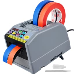 SucceBuy ZCUT-9Automatic Tape Cutting Machine Paper Slitting Dispenser 6-60 mm Adhesive Electric Tape Cutter for Product Package
