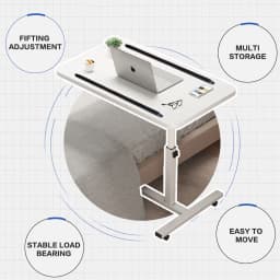PORIYA Adjustable Folding Laptop Lazy Table Stand Lap Room Sofa Bed PC Notebook Desk