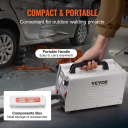 SucceBuy Stud Welder Repair Kit 1.8KW Auto Body Spot Welding Dent Puller Machine w/ 7 Welding Modes for Car Truck Dent Repair