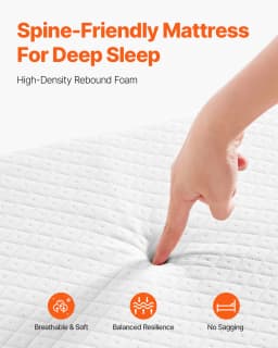 SucceBuy Rollaway Bed 38 in x 75 in Folding Bed with 4in Memory Foam Mattress Portable Twin Size Roll Away Bed for Adults Guest