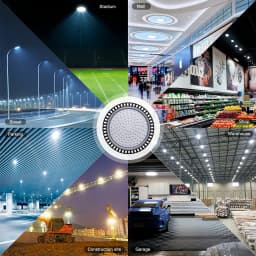 100-300W LED Workshop Lights High Bay Lamp UFO Shed Industrial Warehouse Factory