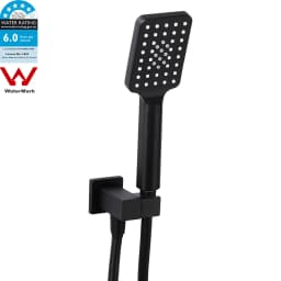 **Sydney Stock** KYLINS Brushed Gold Gun Metal Chrome Black 3 Mode Hand Held Shower Head Set Square Mixer Taps WELS WATERMARK