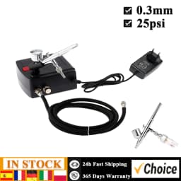 T-100 Professional Airbrush Air Compressor Kit for Art Painting Craft Cake Spraying Model Air Brush Nail Tool Set