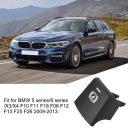 Car Handbrake Parking Brake P Button Switch Cover For BMW 5 / 6 Series X3 X4 F10 F11 F18 F06 F12 F25 F26 61316822518 Accessories