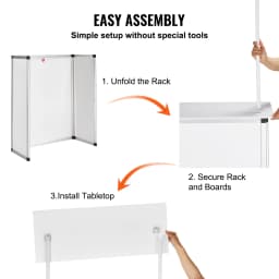 SucceBuyPromotion Counter Table Portable Tradeshow Podium Table Display Exhibition Counter Stand Booth Fair Pop Up Podium Table