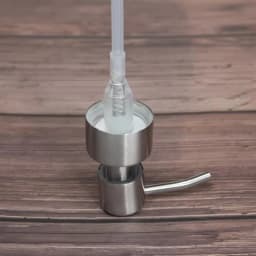 304 Stainless Steel Hand Liquid Soap Pump Dispenser Head Nozzle for Bathroom Kitchen Foam Soap Shampoo Dispenser Accessories