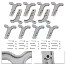 10PCS 50AMP 12-24V Grey T Bar handle for Anderson style plug connectors tool AU
