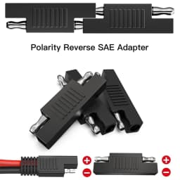 SAE Connector SAE To SAE Polarity Reverse Quick Disconnect Cable Plug Adapter For Solar Panel Battery 5Piece