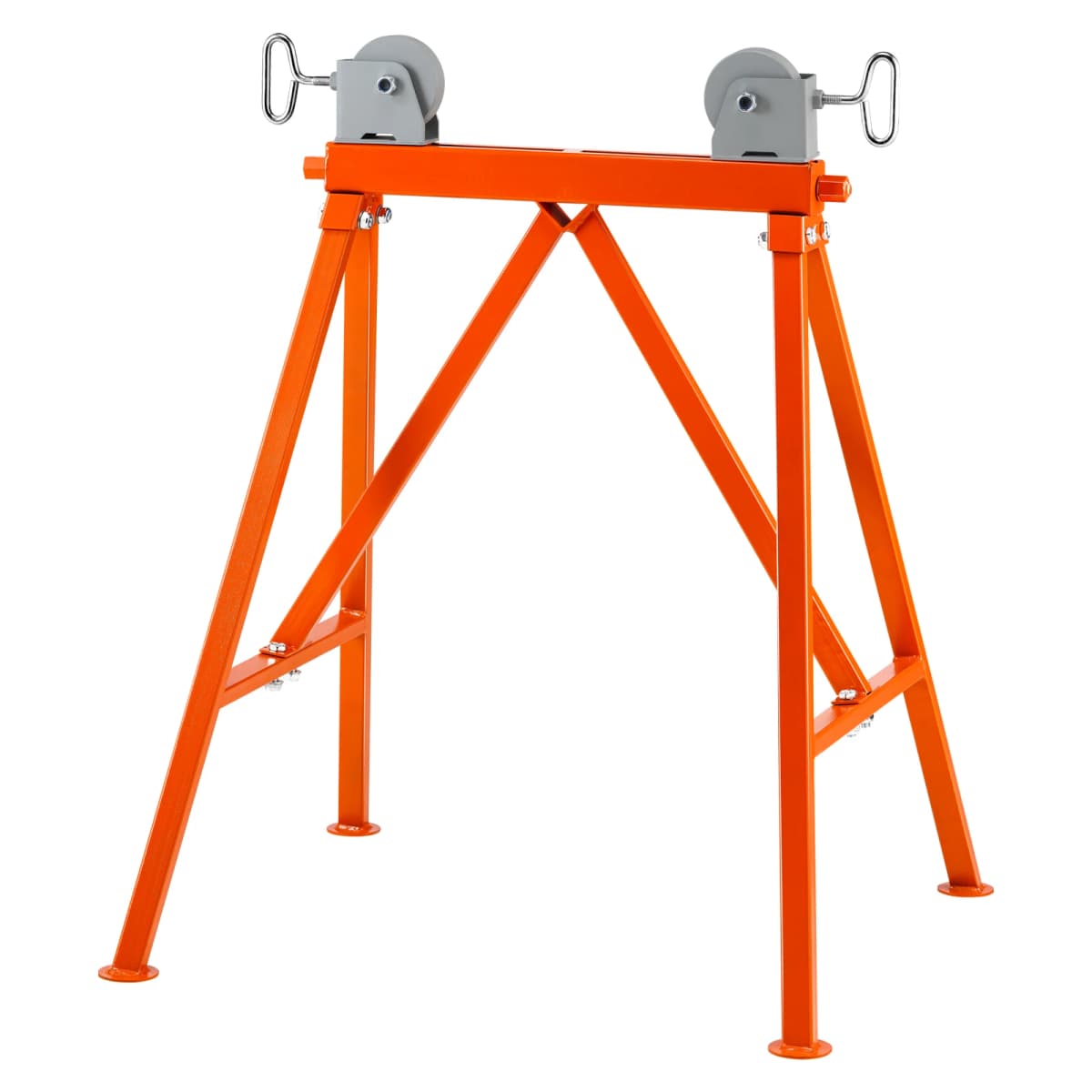 SucceBuy Pipe Stand with Roller Head Heavy Duty 2500lbs Load Capacity Suitable for 2-36 inches Pipe 45# Steel Roller for Welding
