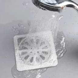 6-40pcs Disposable Hair Catcher for Shower Mesh Shower Drain Covers Floor Sink Strainer Filter Mesh Sticker Bathroom Accessories