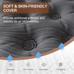 Duchess Mattress Spring Latex Gel Memory Foam Bed Queen Double King Single 34cm