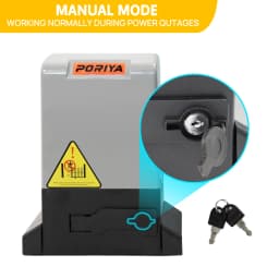 Electric Automatic Sliding Gate Opener 2000KG Motor With 6 Remote & APP Control