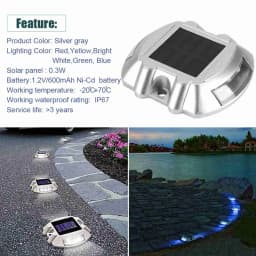 【2026 Flash】LED Solar Light Multipurpose LED Outdoor Lamp Bright Solar Power Solar Pathway Lamp for Lawn for Pathway for Garden for Yard