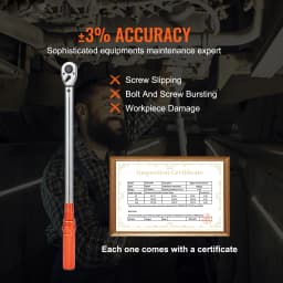 SucceBuy 1/2 inch Mechanical Torque Wrench Set Precision Pointer Hand Tools Torque Wrench Mechanical Car Repair Tool