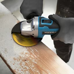 YOFIDRA 125mm M14 Brushless Angle Grinder Cutting Machine Cordless Electric Angle Grinder Power Tools for Makita 21V Battery Pin