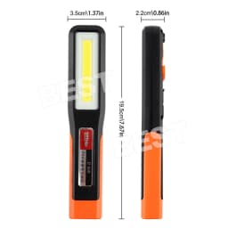 1/2 Pcs Rechargeable LED Magnetic Work Light Cordless COB Inspection Lamp Torch
