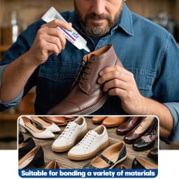 60ml Super Strong Shoe-Repairing Adhesive Waterproof Fast Cure Elastic Bond Universal Sealant Extreme Weather Shoe Glue Repair