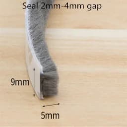 5/10M New Home Windproof Tape Sealing Strip Pile Weatherstrip Home Door Window Sound Insulation Dust Strip Weather Stripping