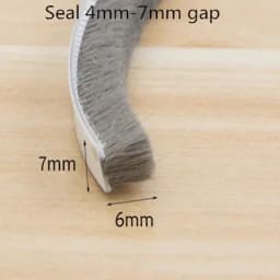 5/10M New Home Windproof Tape Sealing Strip Pile Weatherstrip Home Door Window Sound Insulation Dust Strip Weather Stripping