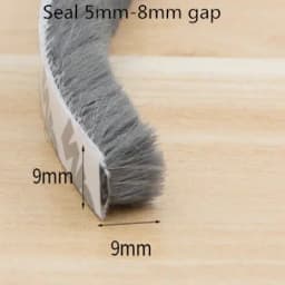 5/10M New Home Windproof Tape Sealing Strip Pile Weatherstrip Home Door Window Sound Insulation Dust Strip Weather Stripping