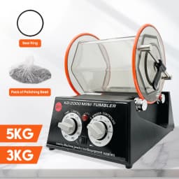 3/5KG Rotary Tumbler Surface Polisher Jewelry Drum Polishing Gem DIY Tumbler Finish Machine