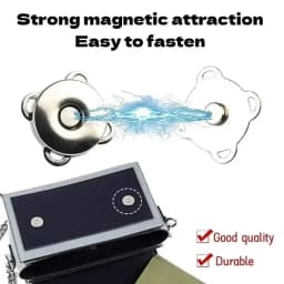 1-50set Magnetic Snap Fasteners Clasps Buttons Handbag Purse Wallet Craft Bag Parts Mini Adsorption Buckle DIY Craft Wholesale