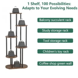 Plant Stand Multilayer Flower Shelf 5/6Layers Plant Holder Garden Indoor&Outdoor Furniture Balcony Flower Rack Bonsai Stand