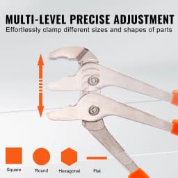 SucceBuy 8-Piece Pliers Set High Carbon Steel 12"/10"/8"Groove Joint Pliers 8"Linesman's Pliers 6"Slip Joint Pliers and Tool Bag