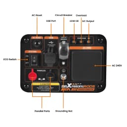 Inverter Generator 2KW Max 1.8KW Gasoline Generators Portable Silence