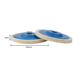 10pcs Round Wool Buffing Grinder 4'' Wheel Felt Polishing Disc Buffing Pad Tool
